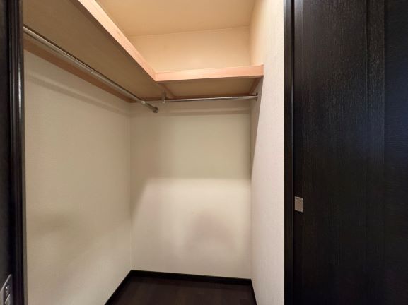 洋室のウォークインクローゼット
