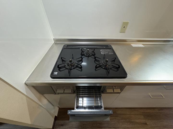 3口コンログリル付き