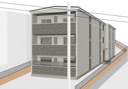 フォレストクリエオーレ枚岡 壱番館の外観