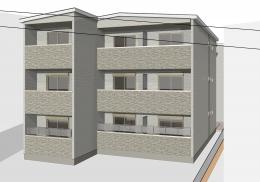 フォレストクリエオーレ枚岡 弐番館の外観