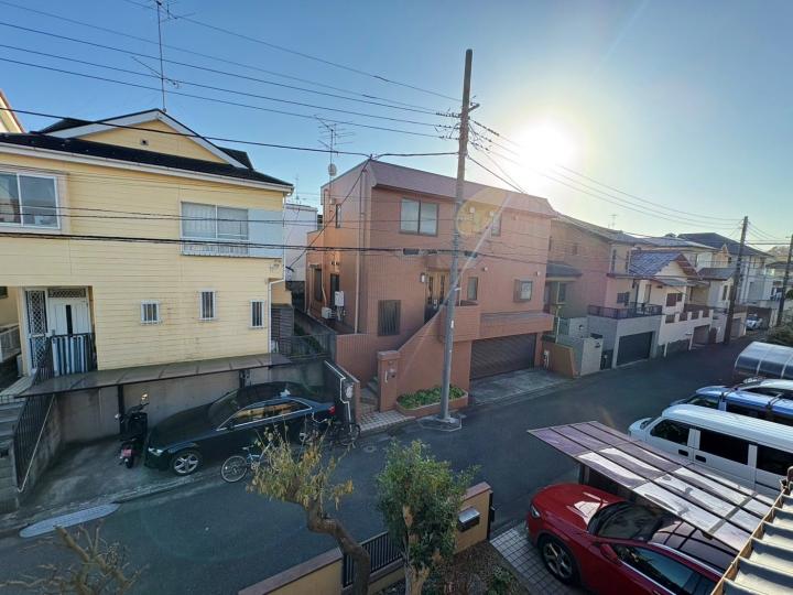 現地建物2階からの眺望