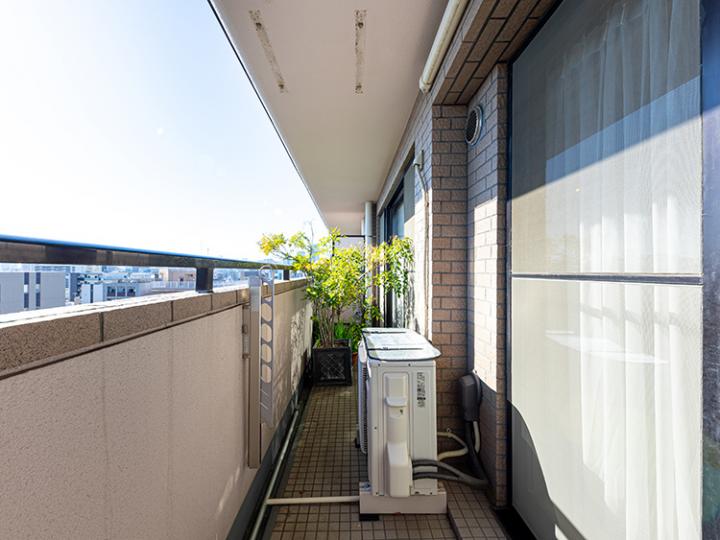 南向きバルコニー（二面）