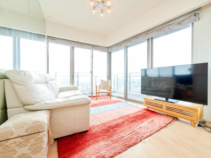 リビングダイニング部分には床暖房付き