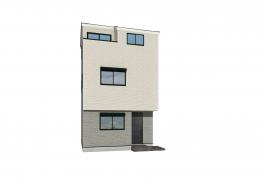 大田区大森西二丁目新築戸建(A号棟)の外観