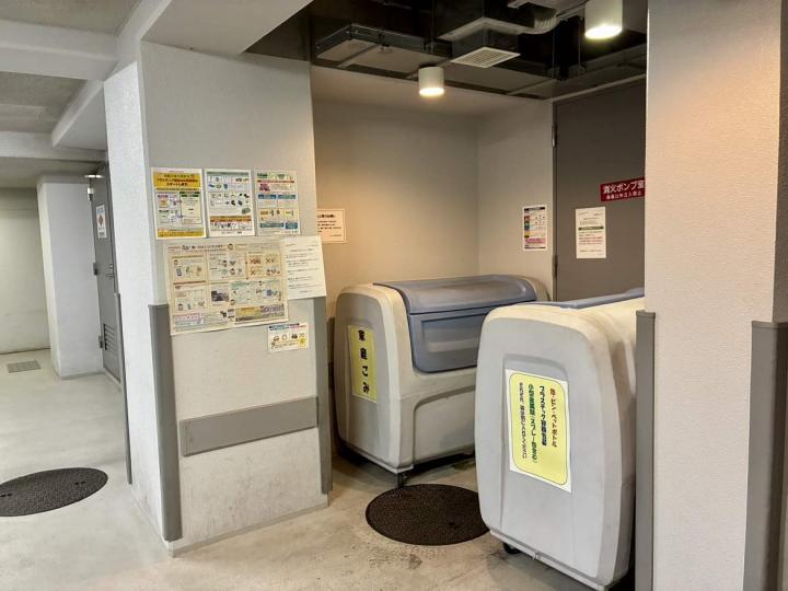 ゴミ置き場です。