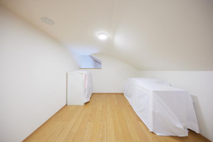 約7.4帖の小屋裏収納